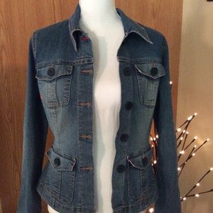 Faded jean jacket size medium